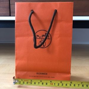 Authentic Hermès shopping bag
